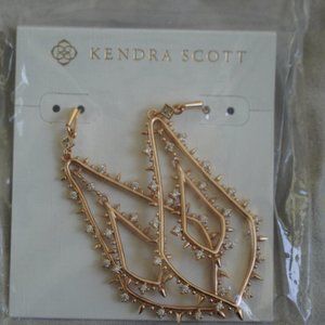 KENDRA SCOTT - Alice Drop Earrings In Rose Gold